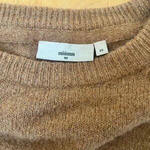 miminum Butterscotch Wool/Mohair Sweater, Size xs